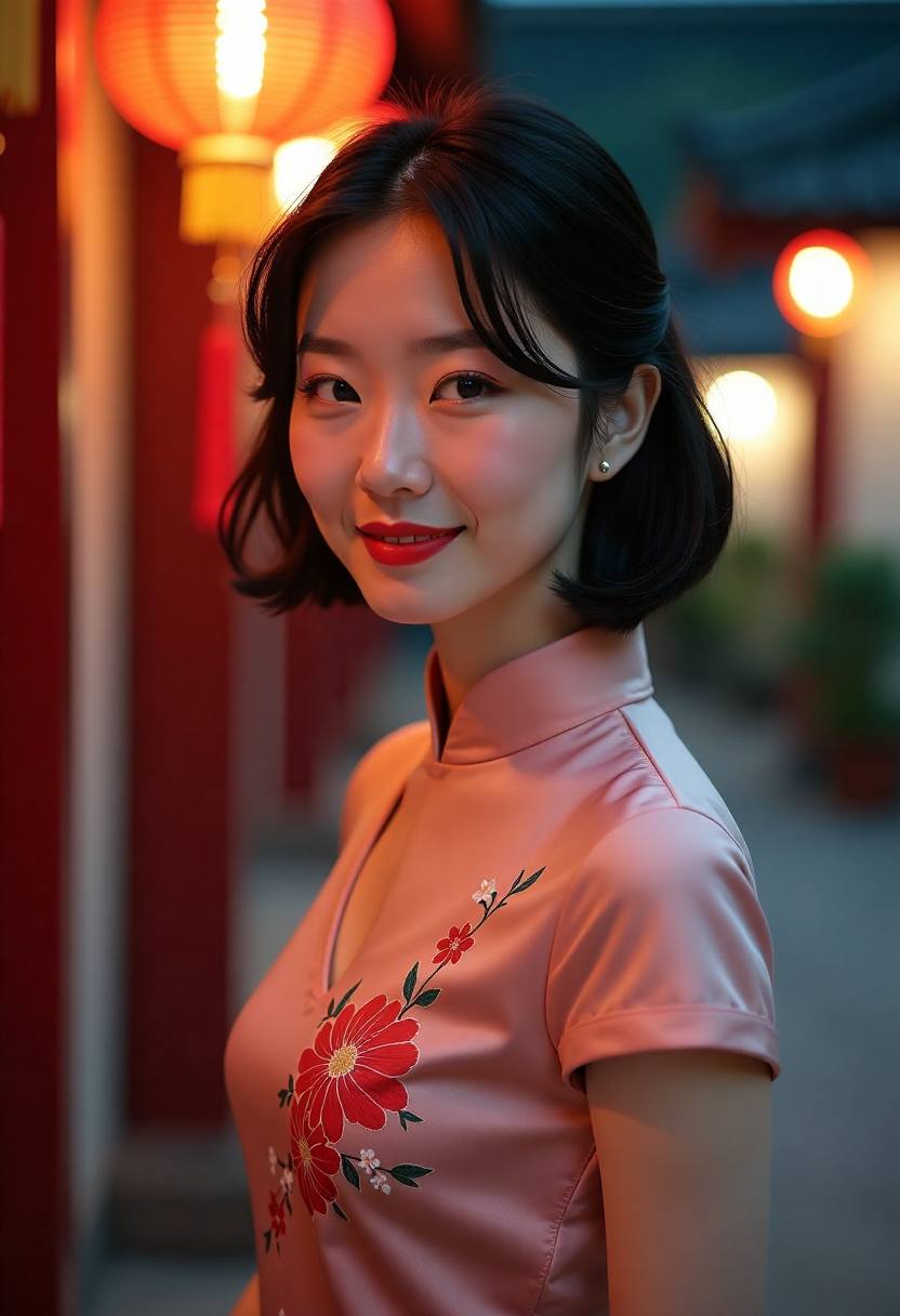 奈良鹿与钟楼海报